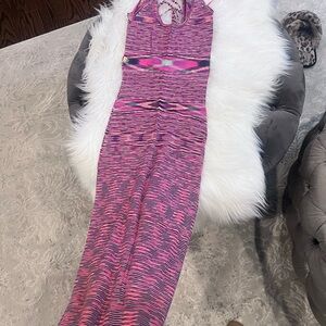Vibrant Pink midi Dress